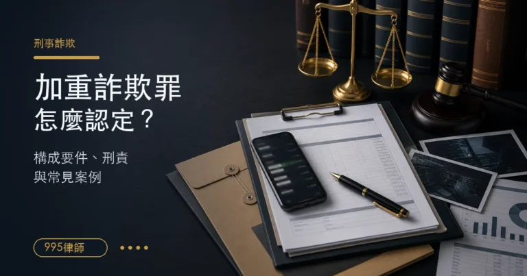 【加重詐欺罪】詐欺犯的定義？加重詐欺罪又是什麼？