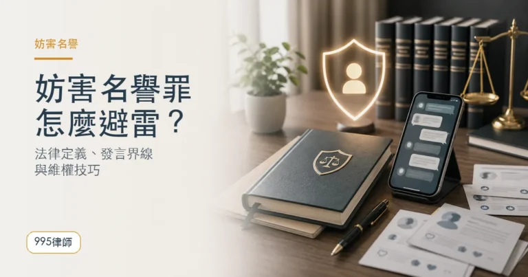 別讓一句話惹上官司！妨害名譽罪避雷指南：掌握法律定義與維權技巧
