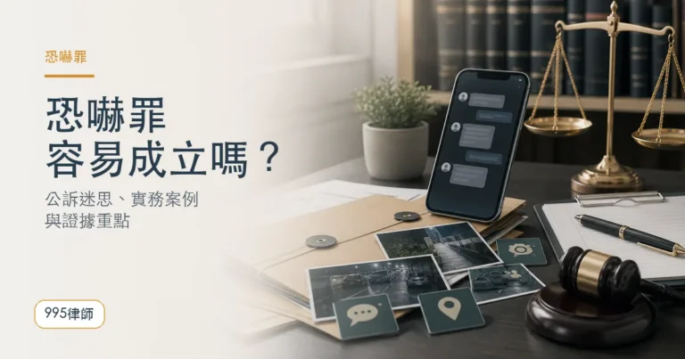 恐嚇罪容易成立嗎？揭開恐嚇公訴的法律迷思與實務案例