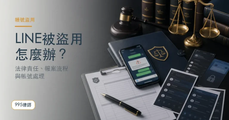 LINE被盜用怎麼辦？我會有法律責任嗎？報案流程與解決方法一次看