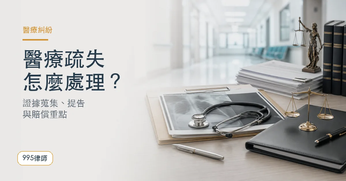 醫療疏失|995律師法律知識主圖