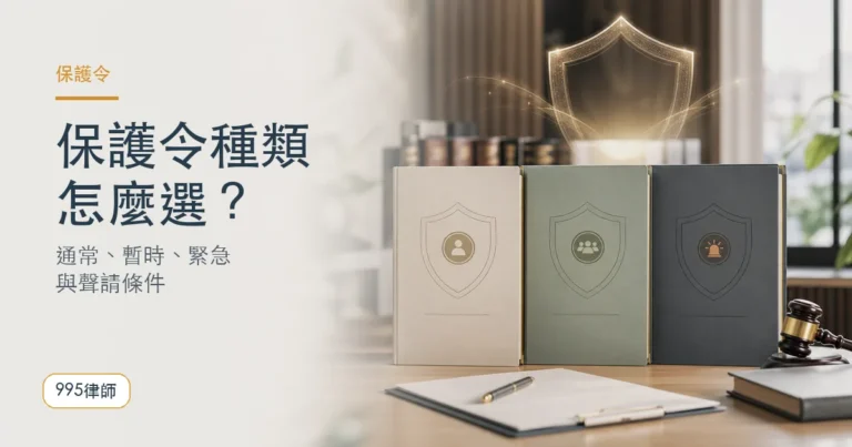 我需要聲請保護令！3種保護令種類，我適用哪一種？