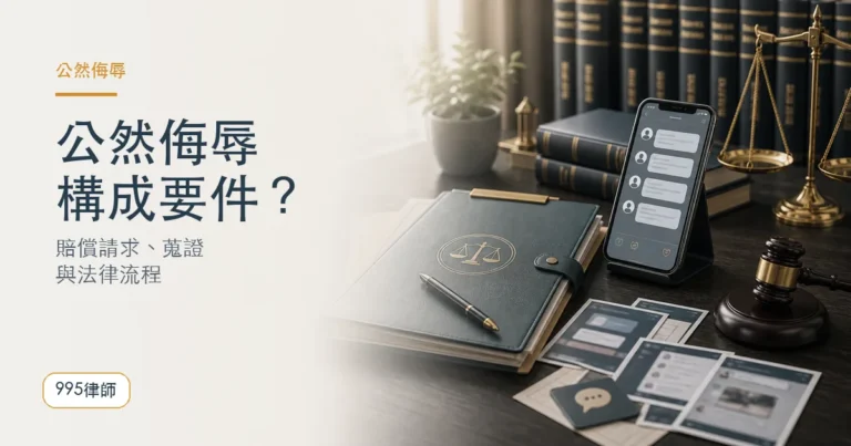 公然侮辱構成要件？如何獲得賠償？10分鐘懶人包！